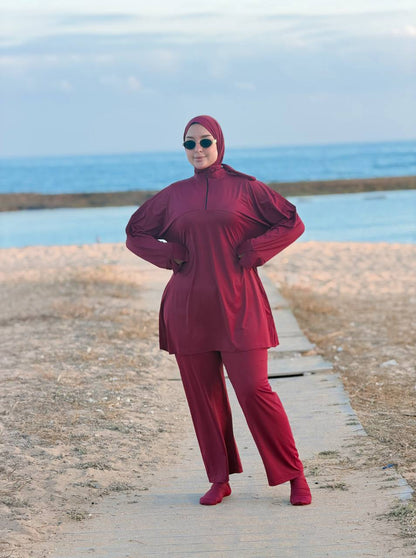 بوركيني طويل أنيق للنساء
